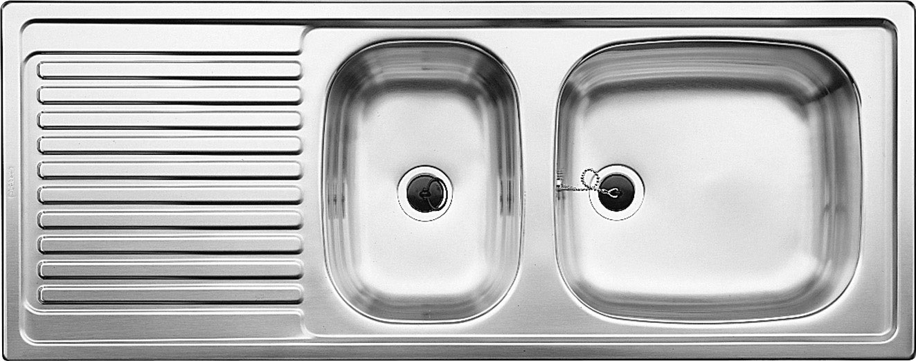 Kuchynský drez Blanco TOP EZS 11x4 nerez prírodný lesk 500847
