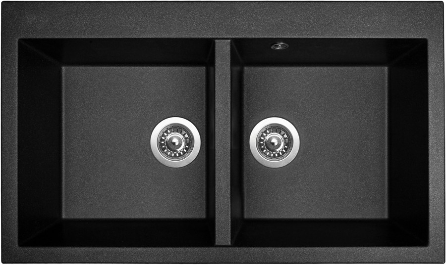Kuchynský drez Sinks AMANDA 860 DUO metalblack