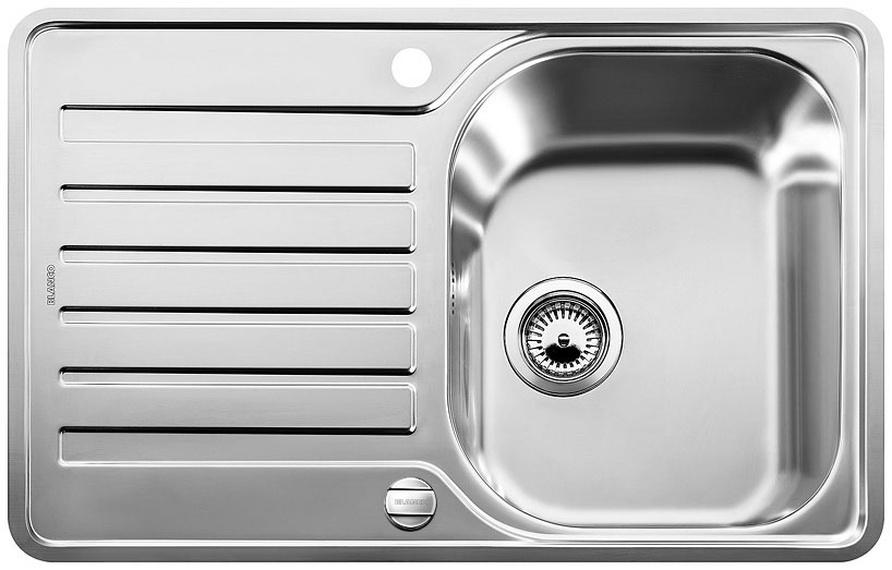 Kuchynský drez Blanco LANTOS 45 S IF Compact nerez kartáčovaný s excentrom 519059