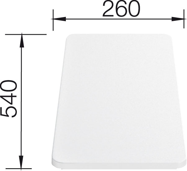 Blanco krájacia doska biely plast 210521