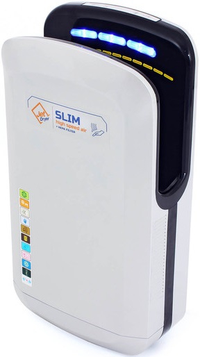 Vysúšač rúk Jet Dryer SLIM strieborný