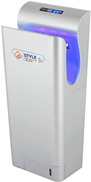 Vysúšač rúk Jet Dryer STYLE strieborný