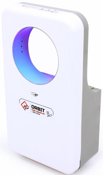 Vysúšač rúk Jet Dryer ORBIT biely