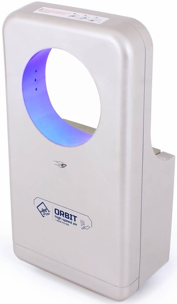 Vysúšač rúk Jet Dryer ORBIT strieborný