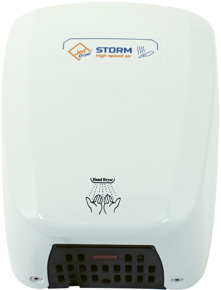 Vysúšač rúk Jet Dryer STORM biely plast