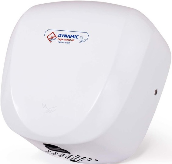 Vysúšač rúk Jet Dryer DYNAMIC biely kov