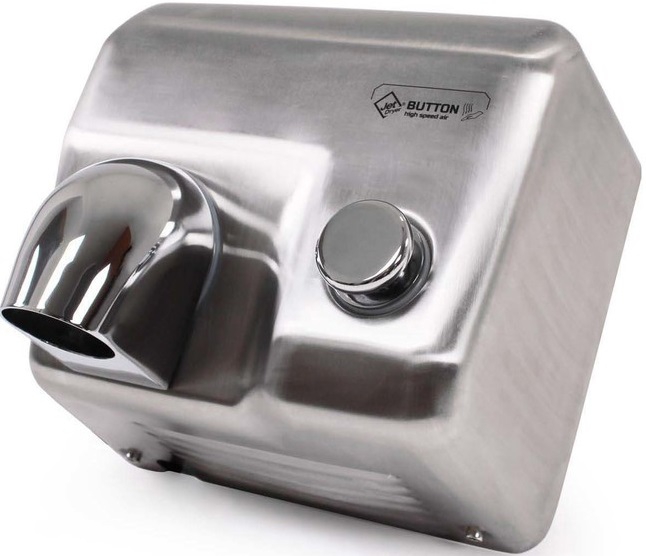 Vysúšač rúk Jet Dryer BUTTON strieborný
