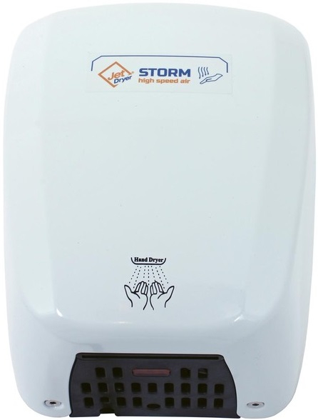 Vysúšač rúk Jet Dryer STORM biely kov