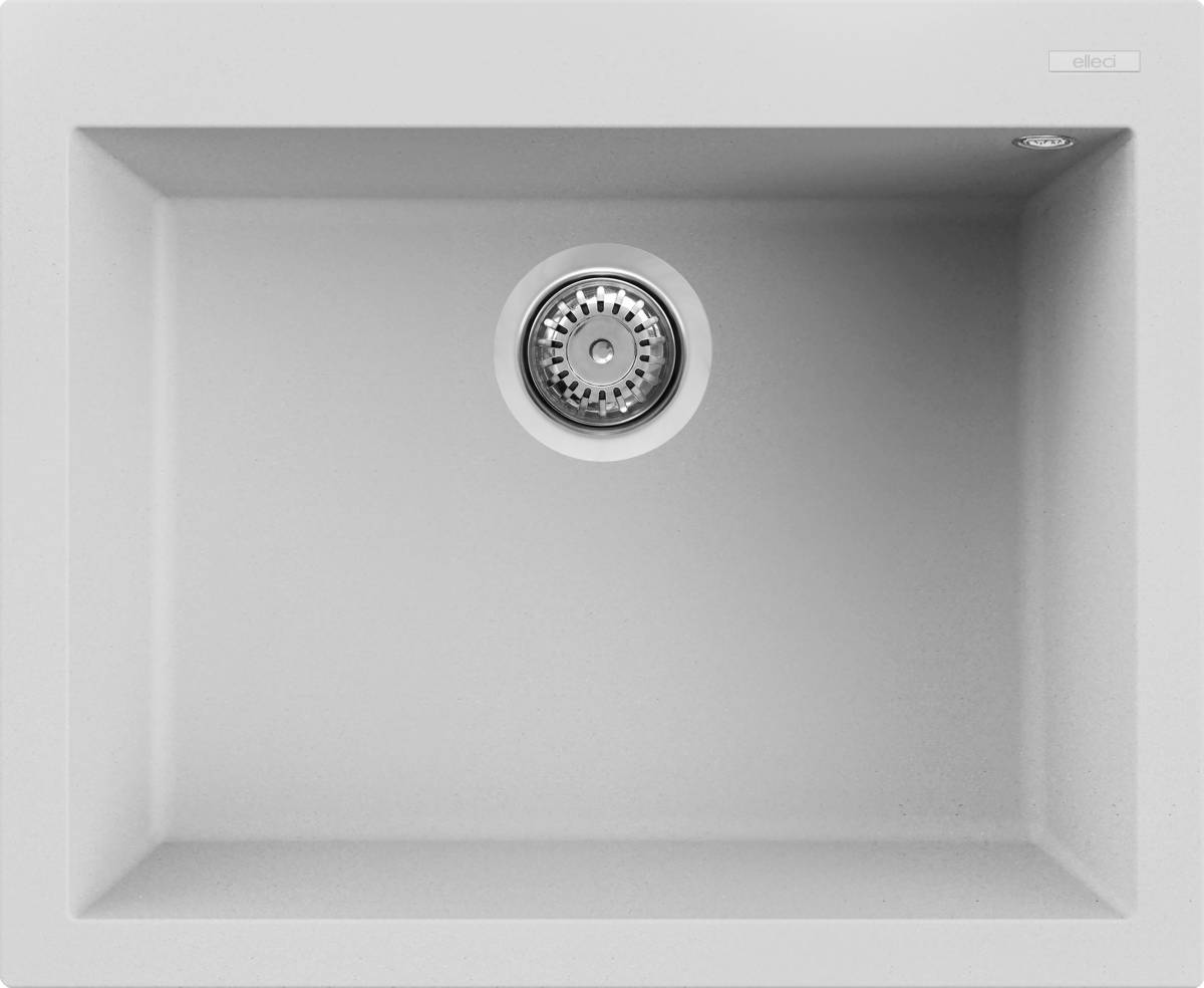 Kuchynský drez Elleci QUADRA 110 G68 bianco titano