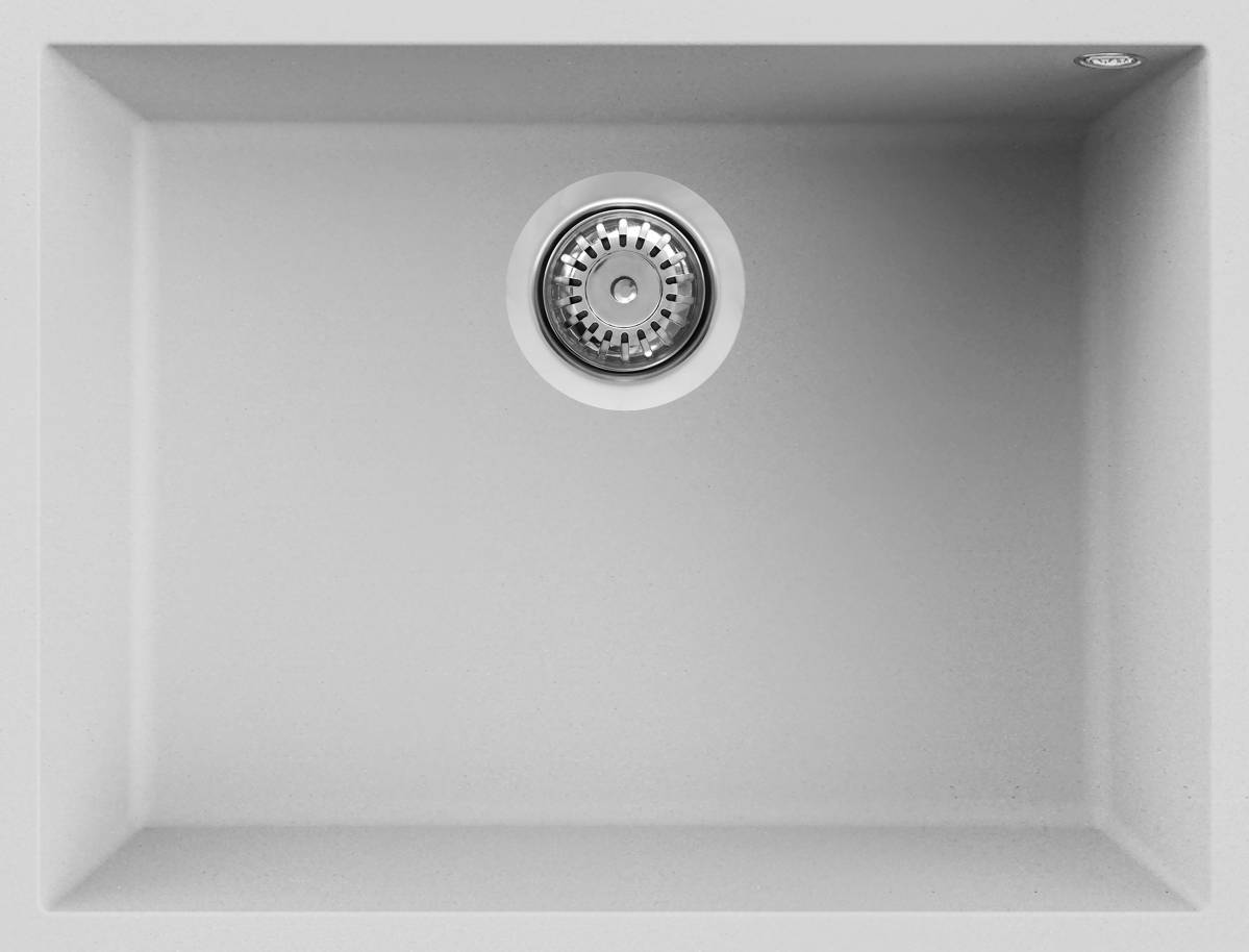 Kuchynský drez Elleci QUADRA 110 UM G68 bianco titano