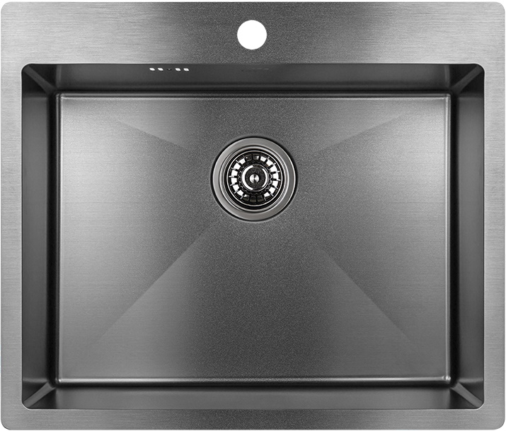 Kuchynský drez Laveo MARMARA SAM 510T gunmetal