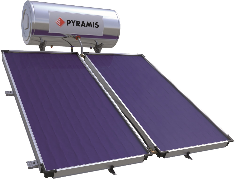 Solárny ohrev vody Pyramis Solárny ohrievač vody 200 l selektívny kolektor 026000605