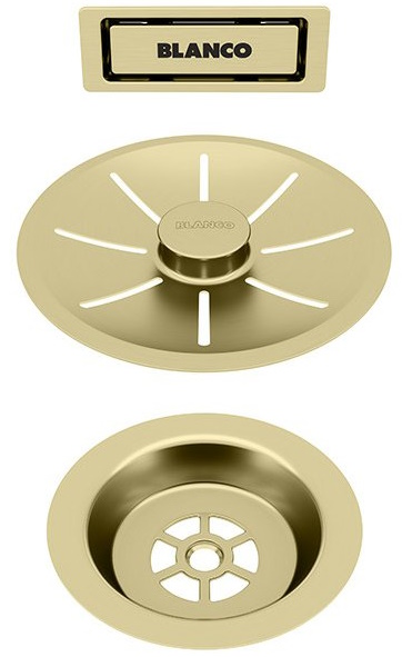 Blanco InFino sada Gold Edition pre jednu vaničku 203476