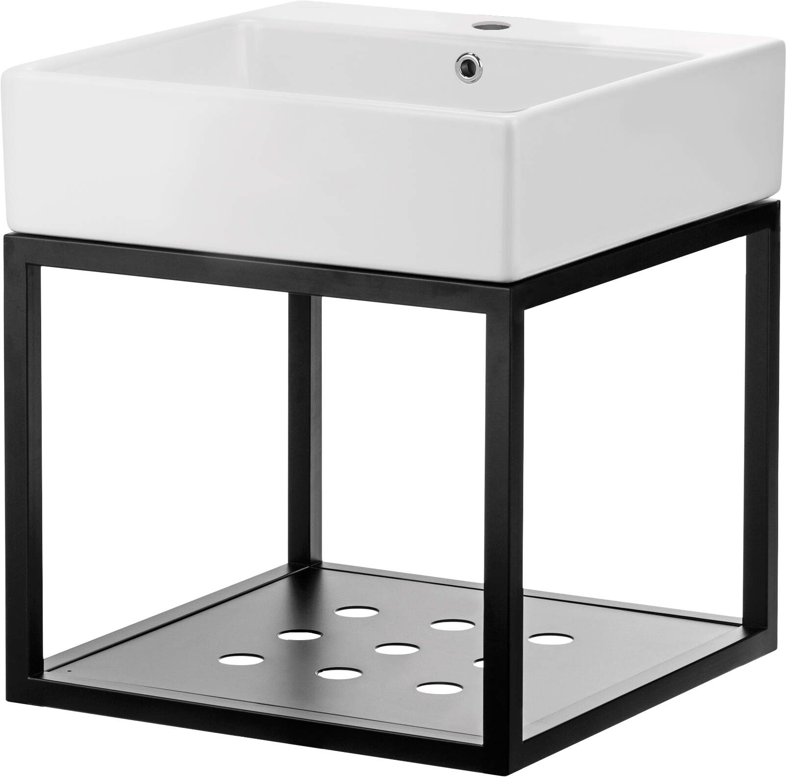 Umývadlový set Deante TEMISTO CDTW6U5S biela/čierna