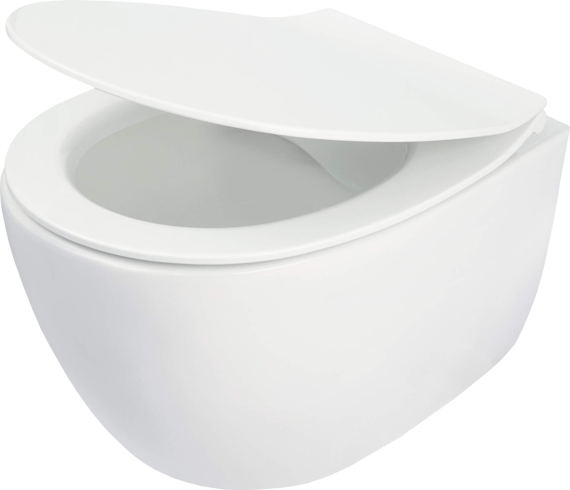 Závesné WC so sedadlom Deante SILIA CDLD6ZPW biela