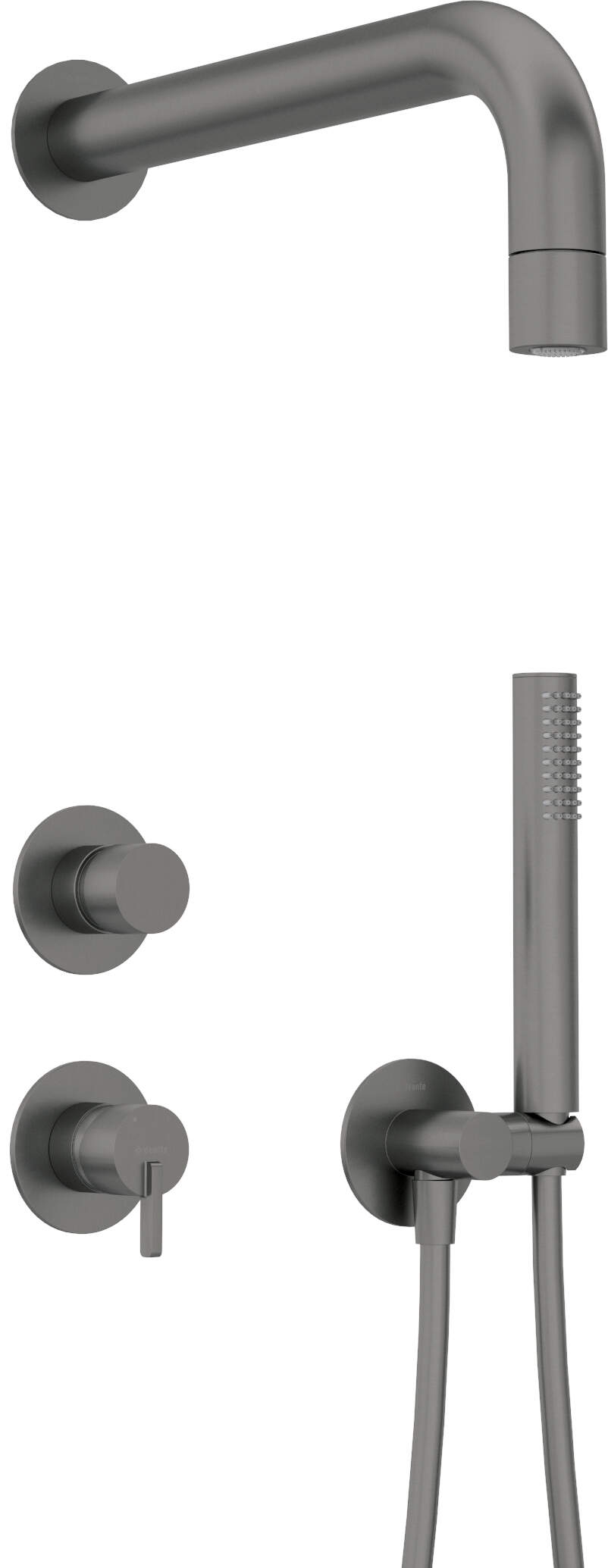 Podomietkový sprchový set Deante SILIA NQS D9XK titanium