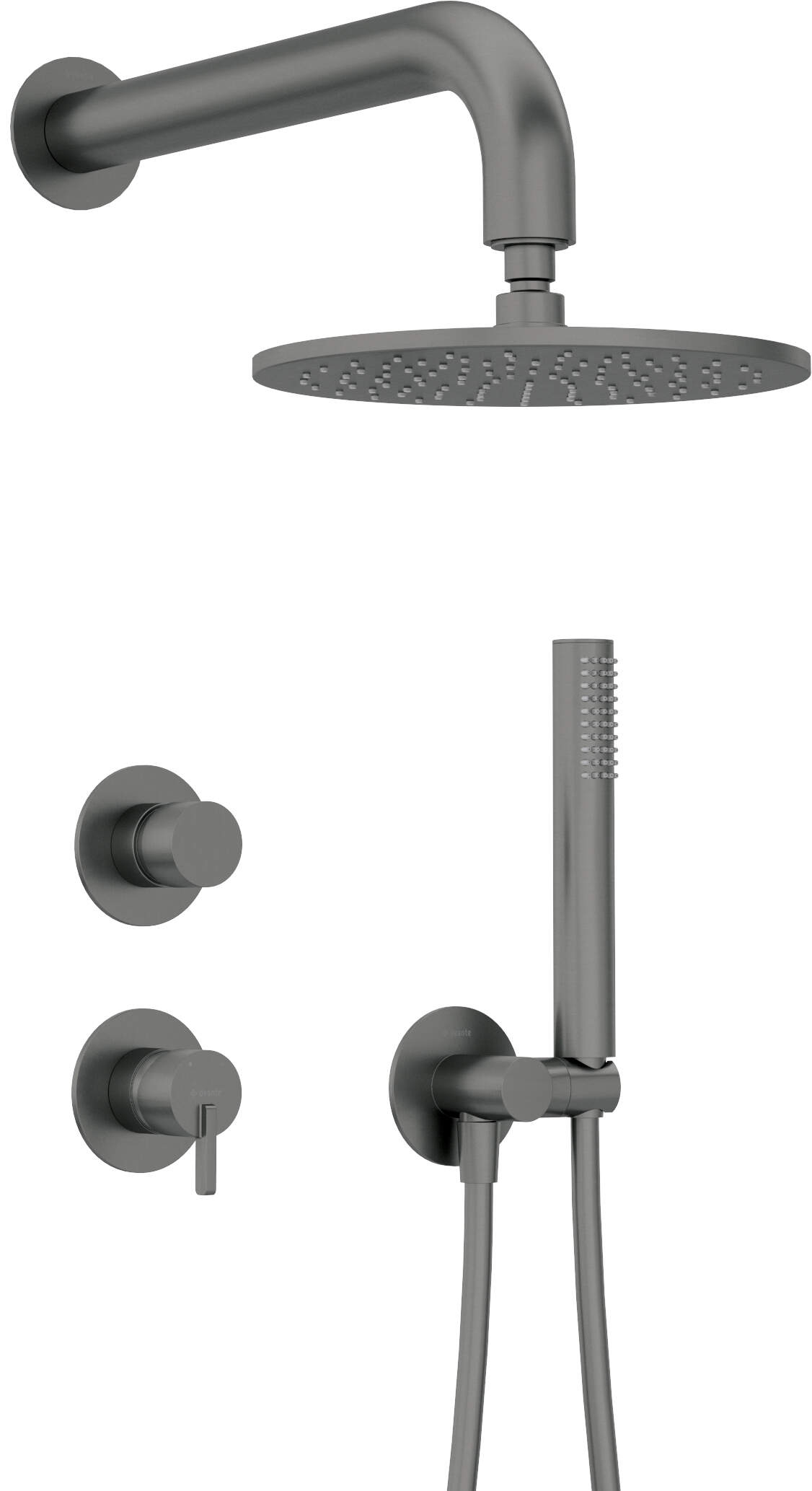Podomietkový sprchový set Deante SILIA NQS D9YK titanium