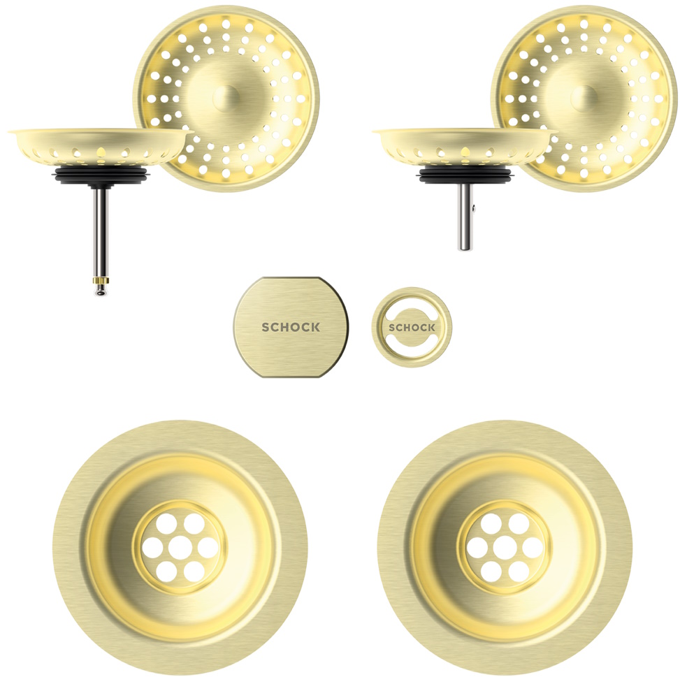 Schock viditeľné časti White gold 400059WGO