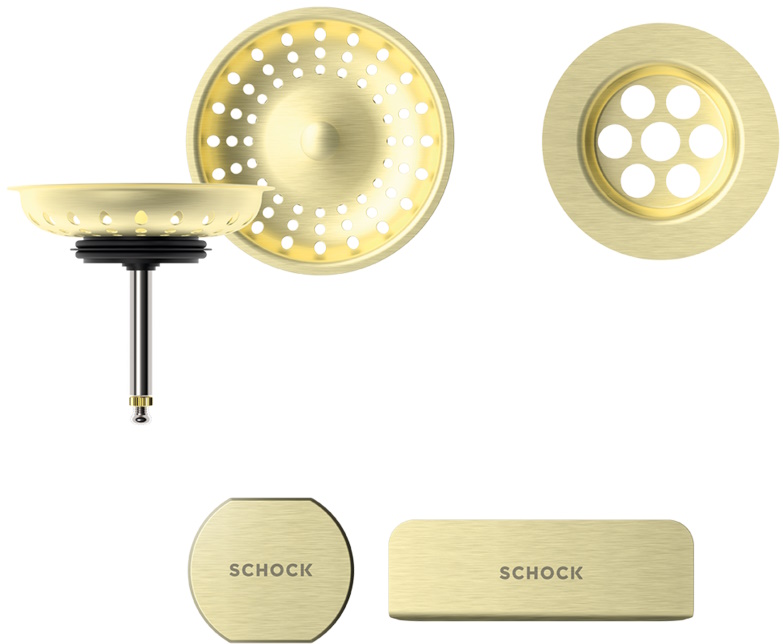 Schock viditeľné časti White gold 400079WGO