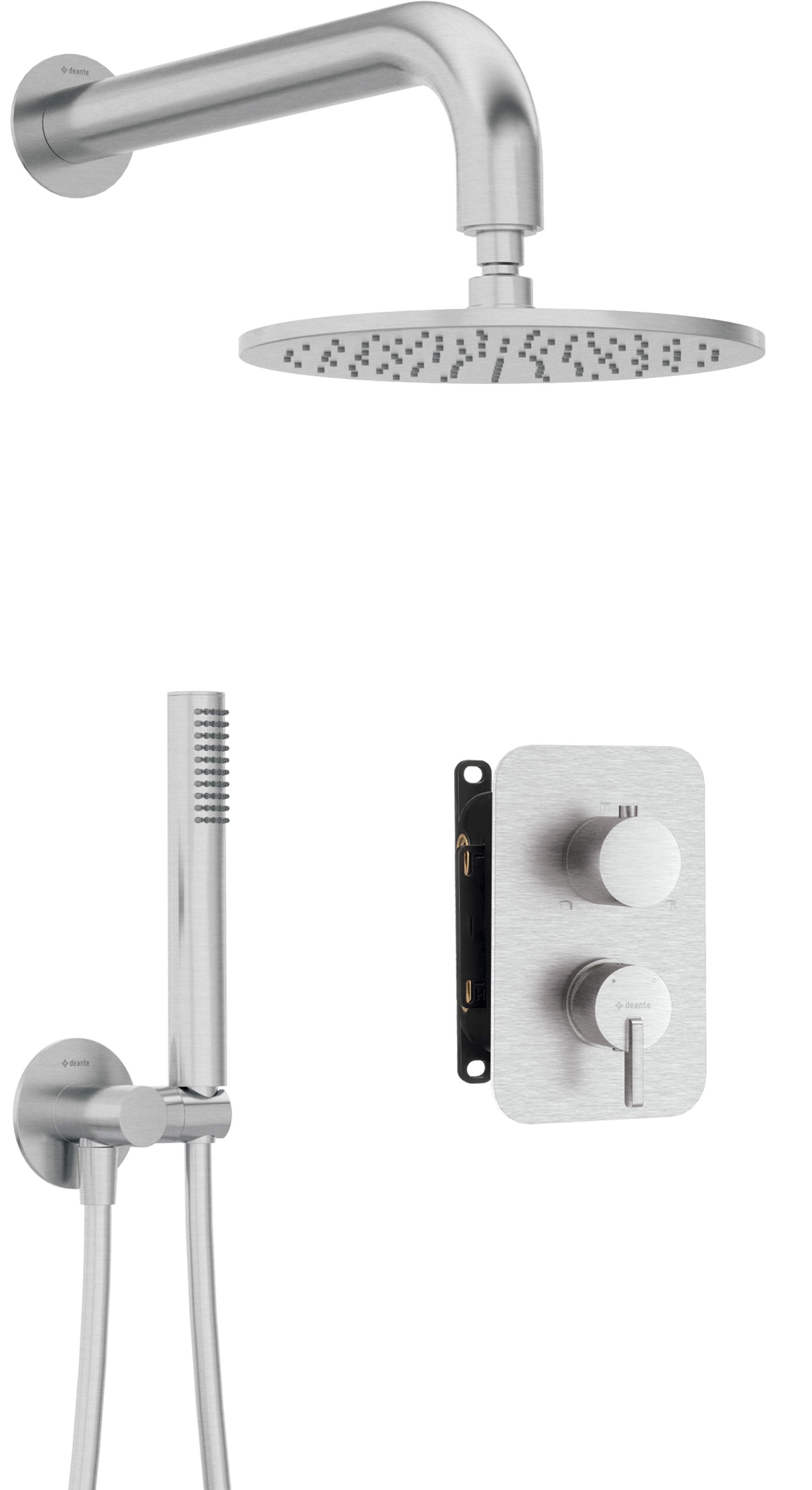 Podomietkový sprchový set Deante SILIA BXYYFQSM nerez