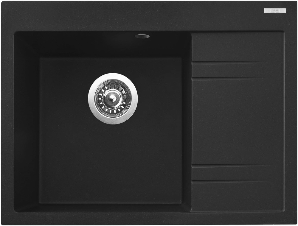 Kuchynský drez Sinks RIM 650 L metalblack