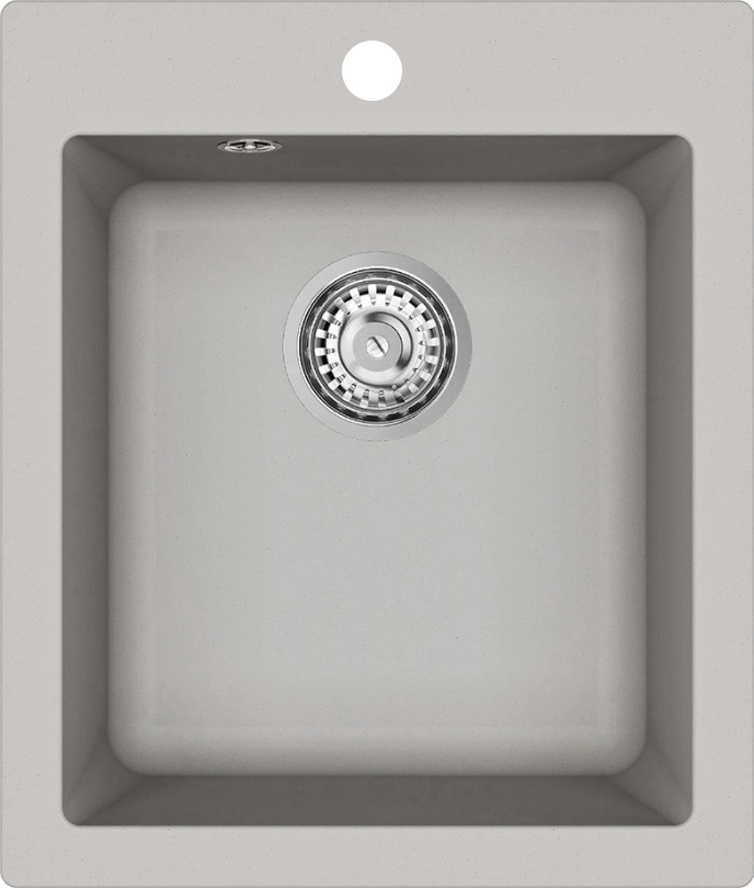Kuchynský drez Helika SIMPLEX SQS100 argent