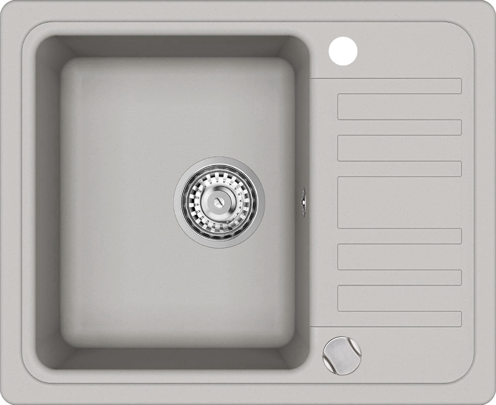Kuchynský drez Helika NOTUS SQ102 argent