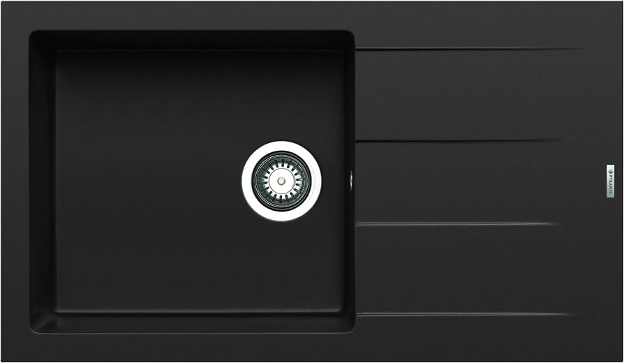 Kuchynský drez Pyramis ATHLOS (86X50) 1B 1D PLUS čierna matná