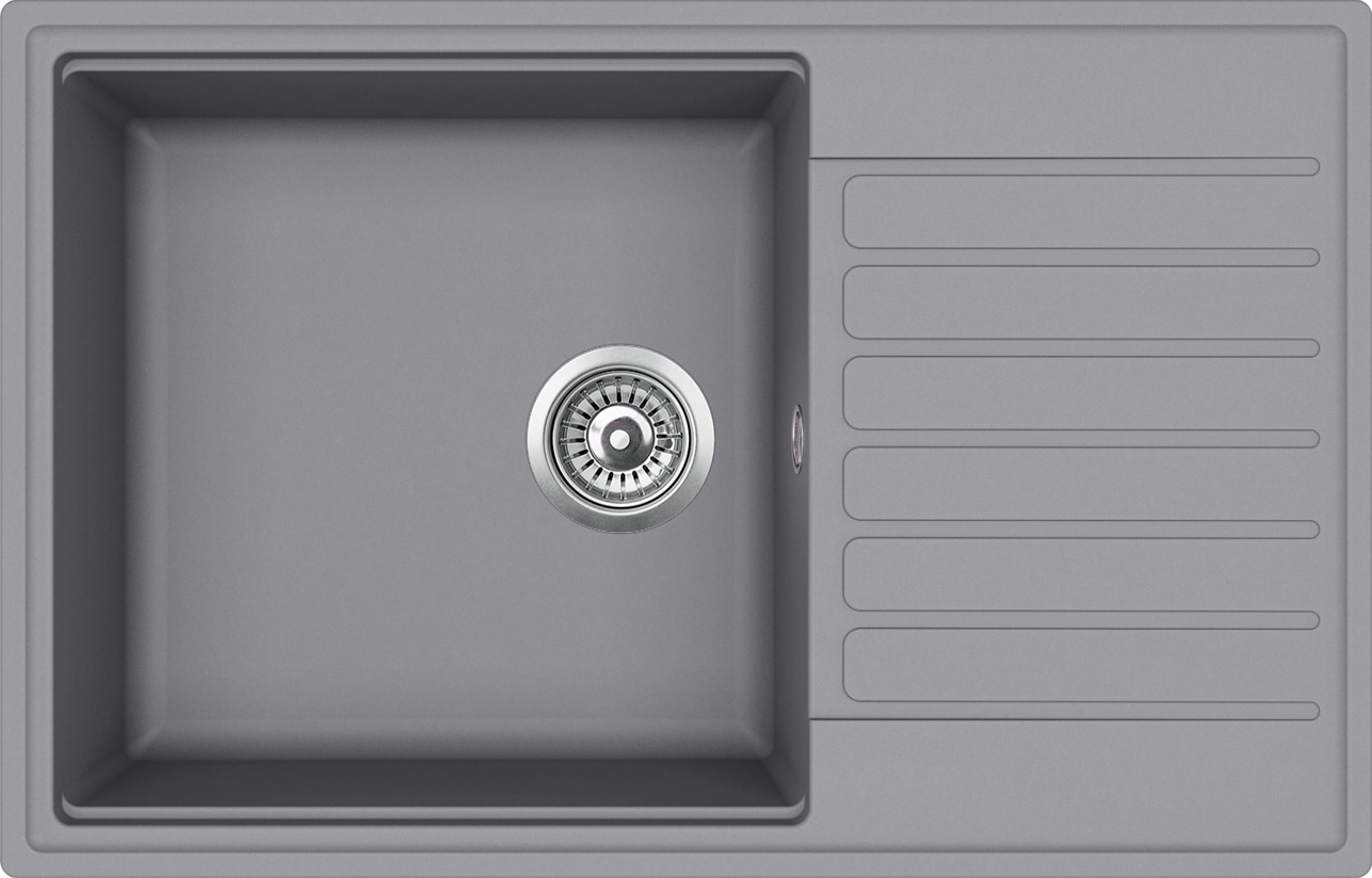 Kuchynský drez Helika KOPA SQK105 alumetallic