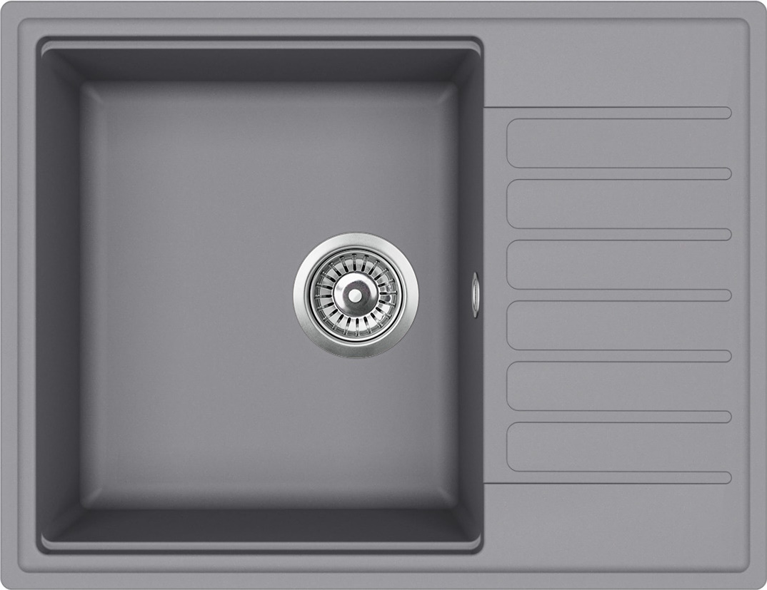 Kuchynský drez Helika KOPA SQK106 alumetallic