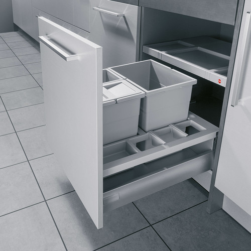 Sorter Hailo 600 SEPARATO-K 1x 18L 2x 8L V 340mm svetlosivá