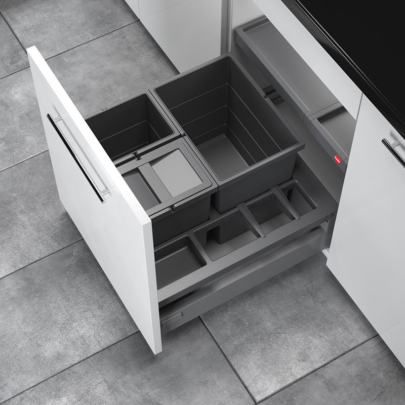 Sorter Hailo 500 SEPARATO-K 1x 18L 2x 8L V 340mm tmavosivá