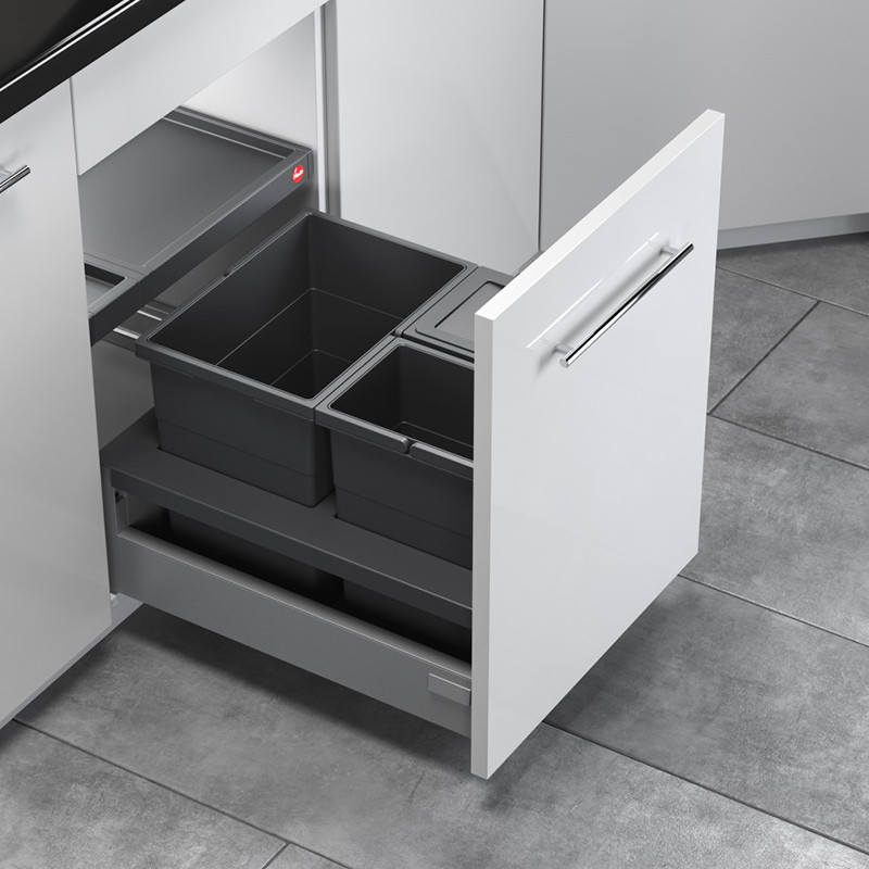 Sorter Hailo 450 SEPARATO-K 1x 18L 2x 8L V 340mm tmavosivá