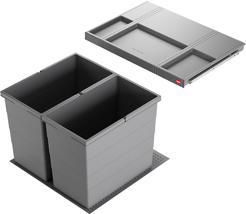 Sorter Hailo 600 ALLEGRO 350 2x 28L V 397mm tmavosivá